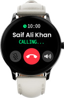 Boult Cosmic R 1.3"HD, BT Calling, 500 Nits, 250+ Watch Faces,Complete Health Track Smartwatch(Snow Leather Strap, Free Size)