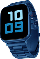 Fire-Boltt Lumos 48.5mm (1.91 inch) Display, BT Call, Steel Design, 100+ Sports Modes Smartwatch(Blue-S Strap, Free Size)