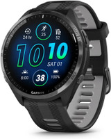 GARMIN Forerunner 965 Smartwatch(Black and powder grey Strap, Free Size)