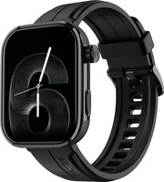 Noise Pro 6 Max 1.96'' Amoled Display with AI Watch Faces, Built-in GPS & AI Companion Smartwatch(Jet Black Strap, Regular)