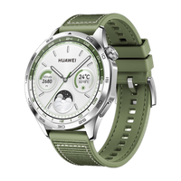 Huawei Watch GT 4 46mm Smartwatch(Green Strap, One Size)