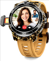 Bestarc Max Android 5G Smartwatch with Google Maps for Fitness Users Smartwatch(Dessert Brown Strap, Free Size)