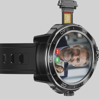 MEEVEEL COMPUTERS Android 5G Smartwatch Calling YouTube/WhatsApp/Bluetooth [QRD-ST] Smartwatch(Jet Eclipse Strap, Free Size)