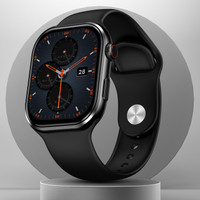 Fire-Boltt Brillia 51.3mm (2.06 inch) Largest AMOLED Display,Bluetooth Calling AI Assistant Smartwatch(Black Strap, Free Size)