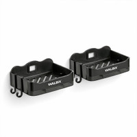 WALBiX Soap Holder with Tray Wall Mounted Self Adhesive Soap Dish Bathroom Stand(Black)
