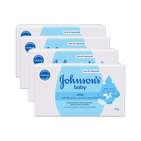 JOHNSON'S Baby soap enriched with vitamin E(4 x 75 g)