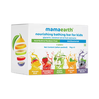 Mamaearth Nourishing Bathing Bar(Pack of 5: Mango Bite, Strawberry Souffle, Apple Sorbet, Blueberry Blush & Orange Bar)(5 x 75 g)