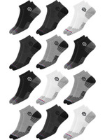 Swagr Men & Women Solid, Striped Ankle Length(Pack of 12)