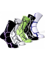 ELVADO Unisex Printed Calf Length(Pack of 5)