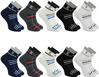 JEMOX Men Striped A