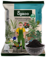 UGAOO Organic Vermicompost for Plants - Fertilizer(5 kg, Powder)