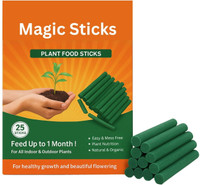 JAGIRA DIVINE TOUCH Magic Nutrient Rich Fertilizer Sticks Home Garden Plant Straightener(Pack of 25)