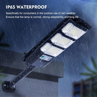 SHOPOGENIX Smart Solar LED Street Light for Outdoor Wall & Pole Installation Solar Light Set(Wall Mounted Pack of 1)