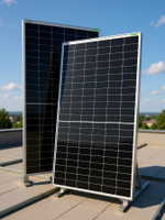 WAAREE BiN-08-585 Framed Dual Glass Bifacial Solar Panel(Pack of 2 ...