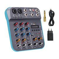 KADENCE 4 channel Youtube audio mixer for youtube Videos, podcasts and Vlogs Analog Sound Mixer