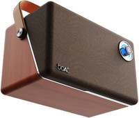 boAt Stone Majestic with Dual Full Range Drivers, Built in Subwoofer, 6 HRS Playback 90 W Bluetooth Party Speaker(Vintage Brown, Stereo Channel)