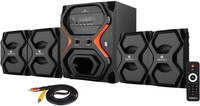 TRONICA IT-6363 60W Wireless Multimedia Speaker System with Subwoofer & Remote Bluetooth Home Theatre(Black, 4.1 Channel)