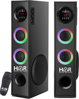 D1Y3 Multimedia Dj Box Music System Home theatre 120 W Bluetooth Home Theatre(Black, Stereo Channel)