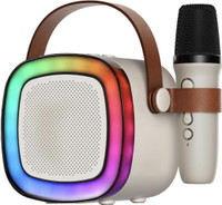 Primate Rechargeable Karaoke Microphone with Bluetooth Speaker & LED Lights 10 W Bluetooth Speaker(Multicolor, 5.1 Channel)