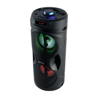 ZEBRONICS County pro 12, Dual Drivers, TWS, Mic Input, BT v5.4, Carry Handle, LED lights 20 W Bluetooth Speaker(Black, Mono Channel)