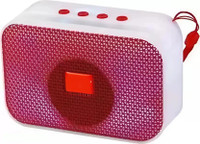 F FERONS Tune-1,16mm driver Dynamic Bass stereo audio Led Lighting Portable Wireless 5 W Bluetooth Speaker(Red, 5.0 Channel)