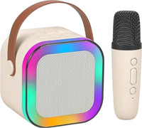 WORLD OF TINY Wireless Echo Microphone for Singing and Recording 5 W Bluetooth Party Speaker(Multicolor, 5.1 Channel)