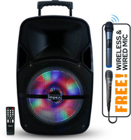IMPEX ST 80AN with Trolley, Mic, Remote, 1 Year Warranty 55 W Bluetooth Party Speaker(Black, Stereo Channel)