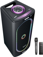 ZEBRONICS Roxor Pro, BTv5.4 | HDMI (ARC) | TWS | USB | Mic/GT Input 120 W Bluetooth Party Speaker(Black, Mono Channel)
