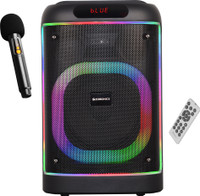 ZEBRONICS Bash (KSPK 1), Upto 6 Hours Playback, BTv5.0 | USB | mSD | AUX | TWS 60 W Bluetooth Home Audio Speaker(Black, Stereo Channel)