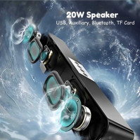 GOOD FUN DESKTOP PC LOUDER SPEAKER WIH AUX,SD CARD SLOT 16 W Bluetooth Party Speaker(Black, 5.1 Channel)