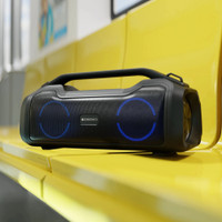 ZEBRONICS Sound Feast 500, BTv5.0, 9h backup, TWS mode, AUX, mSD 70 W Bluetooth Party Speaker(Black, Mono Channel)