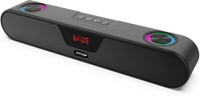 iNFiRe FireBar 20 upto 8 Hours PlayTime, Surrounding Sound, TWS With RGB Lights 20 W Bluetooth Soundbar(Black, Mono Channel)
