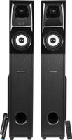 ZEBRONICS Zeb HAMMER Deep Bass, 10" Subwoofers, 2x Wireless mic with Dual 160 W Bluetooth Party Speaker(Black, Mono Channel)