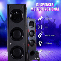 QuillQuarry G-55 home audio speaker 100 W Bluetooth Tower Speaker(Black, 3 Channel)