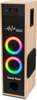 TOWER TONE MusicBox Pro 80 W Bluetooth Tower Speaker(Brown, Black, 2.1 Channel)