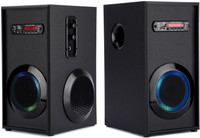 RZG D-608 Dj Multimedia Wireless Speaker Music System Home Theater 90 W Bluetooth Party Speaker(Black, Stereo Channel)