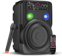 KRISONS ULTIMA Bluetooth Speaker With Wireless Mic Home Theater 30 W Bluetooth Home Audio Speaker(Black, 2.0 Channel)