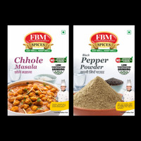 FBM Flavour Booster Masale FBM Chhole Masala & Pepper Powder(2 x 50 g)