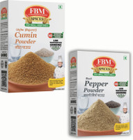 FBM Flavour Booster Masale FBM Cumin Powder & Black Pepper Daily Spice Essentials Combo(100 g)