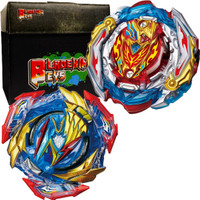 BLADEKING BEYS Random Booster set B201 Zest Achilless + B193 Ultimate Valkyrie +Toy Storage Box(Multicolor)