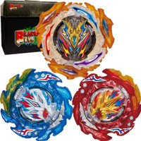 BLADEKING BEYS set B203B King Helios + B203R Super Hyperion + B203Y Divine Belial +Toy Box(Multicolor)