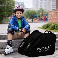 AURA AND STYLE Admark Elite Skater Gear Bag – Black Edition(Black, Kit Bag)