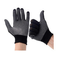 GJSHOP Breathable Anti-Slip Work Gloves for Sports, Adventure Batting Gloves(Black)
