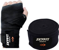 SKYFIT HAND WRAP FOR BOXING WORKOUT AND WRIST PAIN Gym & Fitness Gloves(Black)