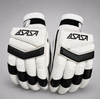 ASASA CRICKET BATTING GLOVES FOR YOUTH RH Batting Gloves(Black, White, BLACKSTRIPES, FINGERED)