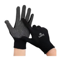 County Batting Gloves Tennis Ball Cricket Inner Dotted Batting Gloves Batting Gloves(Black)