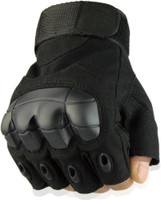 GymWar Half Finger Tactical Gloves Military Army Shooting Hunting Climbing Cycling Gym & Fitness Gloves(Black)