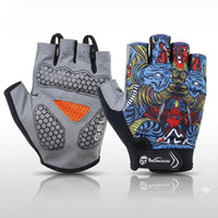 JERN Breathable Anti-slip Cycling Gloves Gel Padding Bike Gloves Cycling Gloves(Multicolor)