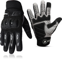 ArrowMax Sports Gloves With Wrist Support Nuckle Padding For Men Motorcycle Riding Gloves(Black)