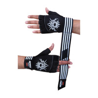 SKYFIT Gym glove, Sport Glove, Hand Glove, Riding Glove Gym & Fitness Gloves(Black White)